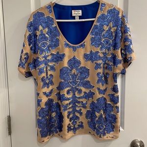Tracy Reese Norman Marcus Sequin Top
